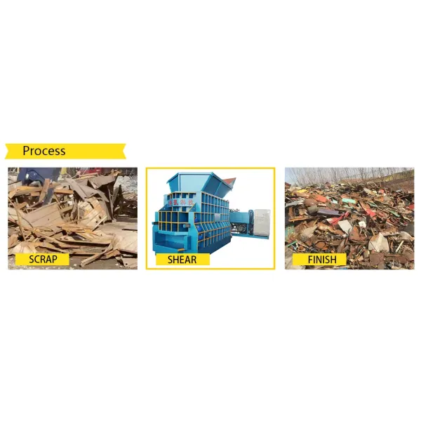 Ws-1000 Horizontal Scrap Metal Shear Machine