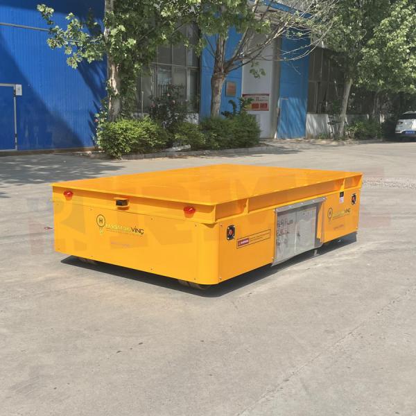 Battery Operated Remote Control 10 Tons Hydraulic Lift Pallet Transfer Cart