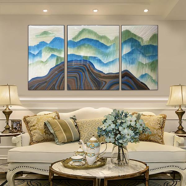 6 Color Print Abstract Still Life Wall Art 3D Handmade Framed Wall Painting Home Decor