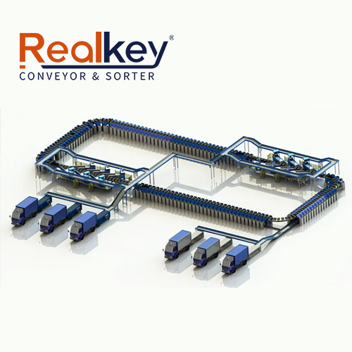 Buy High Speed Cross Belt Sorter OEM/ODM High Capacity Sorting Customizable at wholesale prices