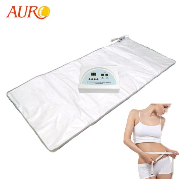 2 Zone Far Infrared Pressotherapy Thermal Sauna Blanket For Detox