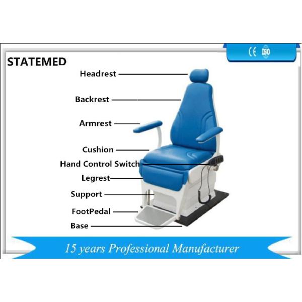 Buy 360° Railing Adjusting Scope Electrical ENT Examination Chair With Over 150mm Shifting Scope Of Cushion at wholesale prices