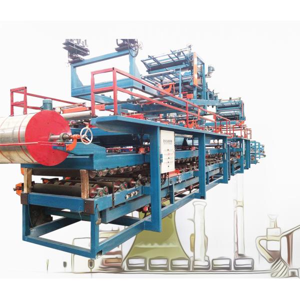 Wall / Roof Sandwich Panel Roll Forming Machine Rock Wool Sandwich Plate Machine