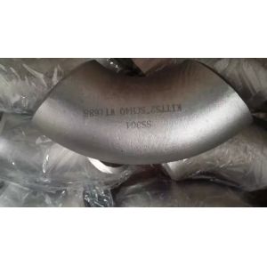 SUS304 90 Degree Long Radius Elbow ASTM Stainless Steel Butt Weld Fitting