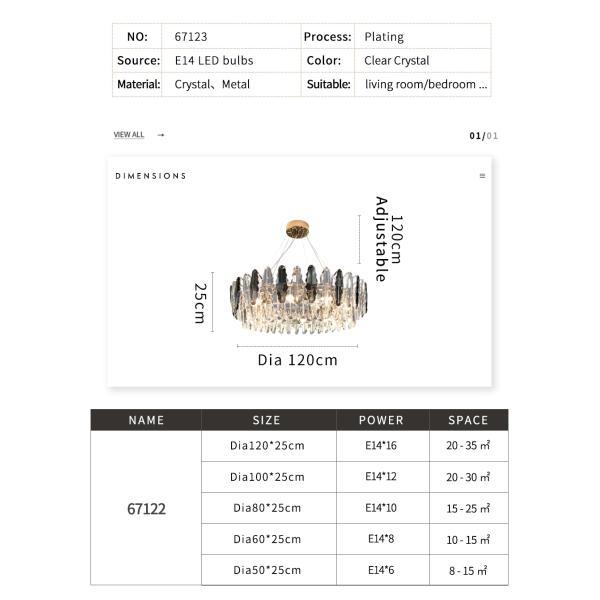 Living Room Girl Bedroom Decoration Rectangle Luxury traditional chandeliers(WH-CY-242)