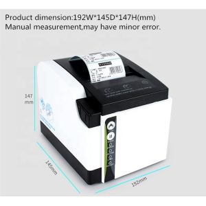 3 Inch Direct Thermal Barcode Label Receipt 2 In 1 Printer