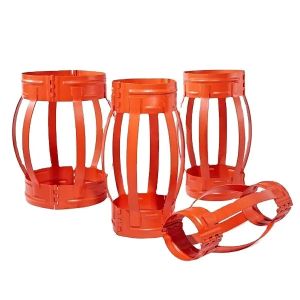 API 10D Oilfield Cementing Tools Casing Centralizer Solid Rigid / Positive /