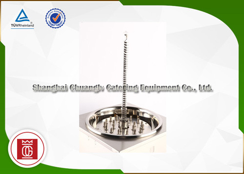 Stainless Steel Base With Glass Cover Electric Vertical Commercial Barbecue