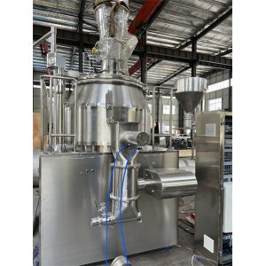 High Shear Wet Mixing Rapid Mix Granulator Machine For Fertilizer Copper Feed