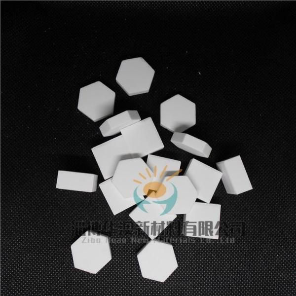 Buy 92% 95% Alumina Ceramic Plates Hexagon Shape Mosaic Tiles at wholesale prices