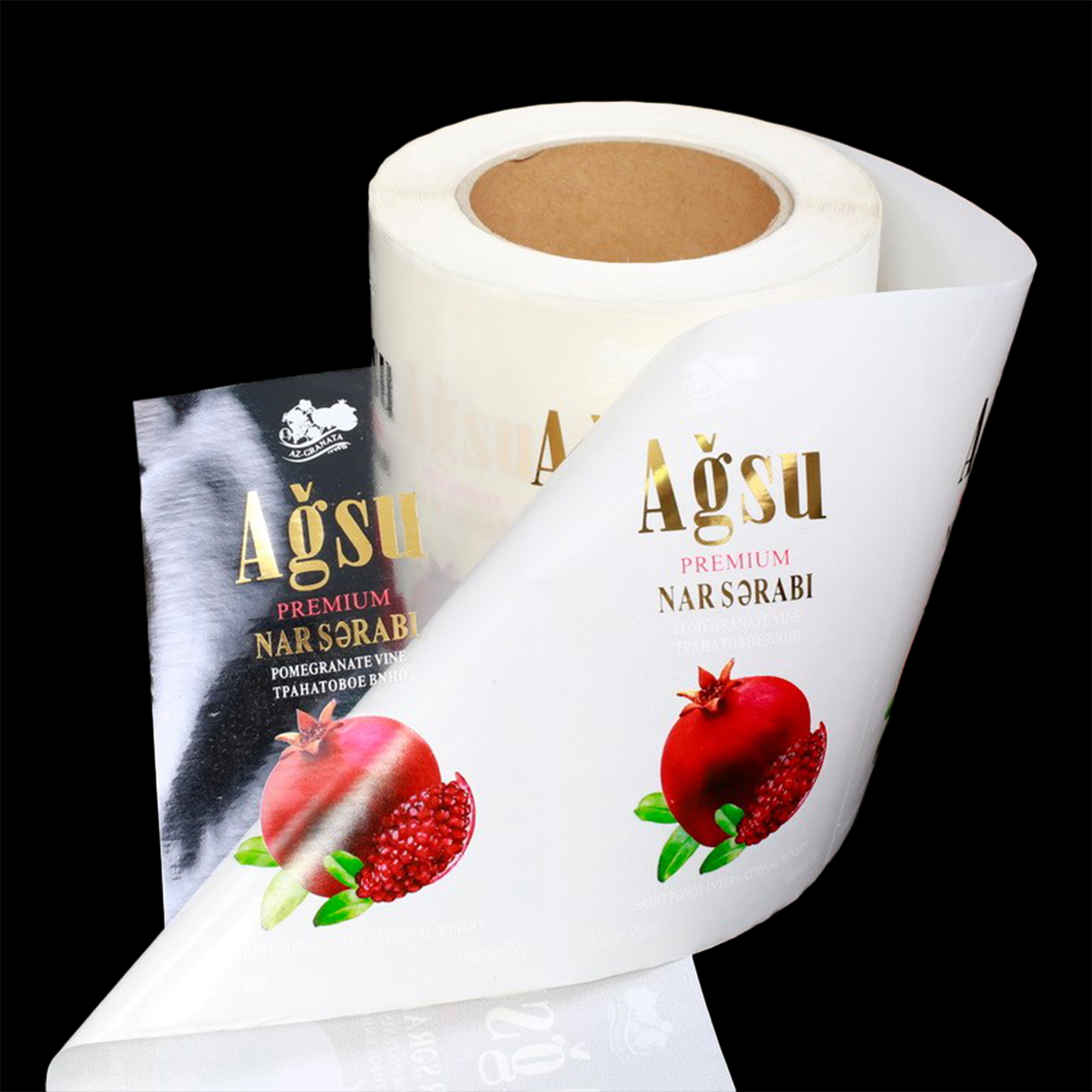 Packaging Gold Foil Stickers Personalized Transparent Adhesive Label