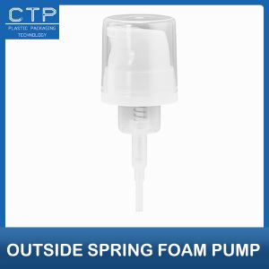 Mini Bottle 30mm Foam Pump Method Of Lock With Clear Overcap Minin Bottle Head