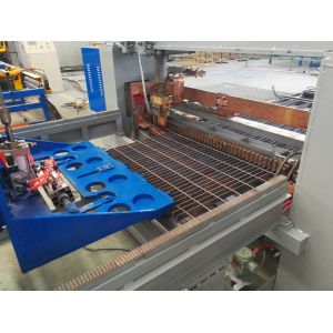 Mitsubishi PLC Automatic Steel Grating Welding Machine For City Gutterway