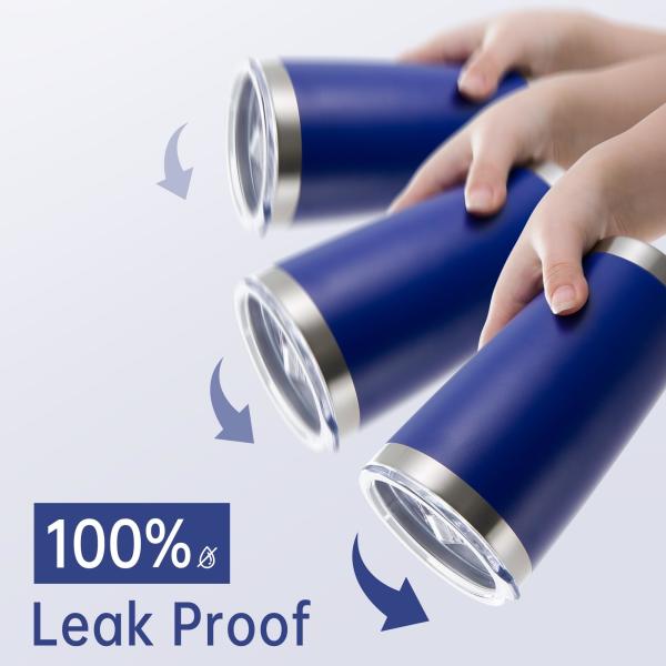 Wholesale 20oz Double Wall Vacuum Insulated Tumbler Stainless Steel Car Travel Coffee Mugs With Lids