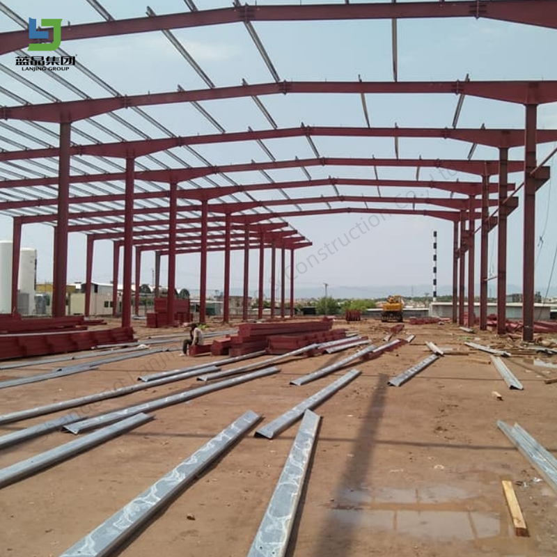 Prefabricated Steel Structure Warehouse with Galvanized Frame