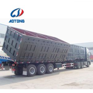 Low Bed Deck Dimension of 12000X2500X1500mm Dump Semi Trailer for Australia
