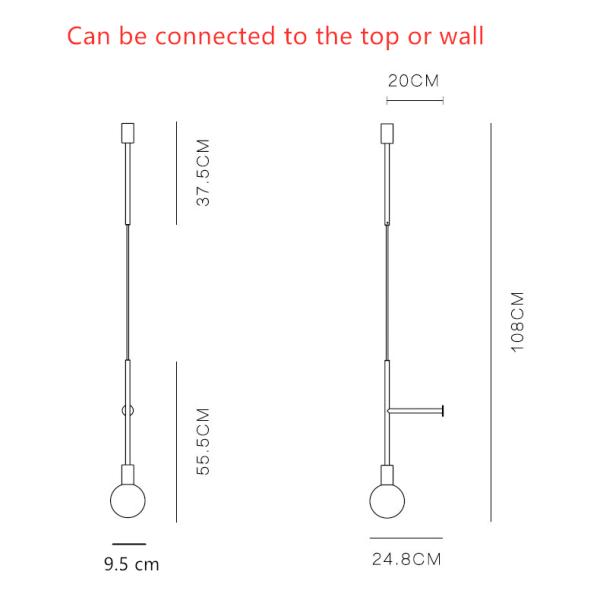 Modern Wall Lamp E27 Iron Wall Lamps For Living Room Bedroom wall lights for home(WH-OR-178)