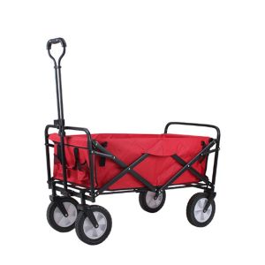 Collapsible Four Wheel Folding Wagon Cart Garden Pull Heavy Duty