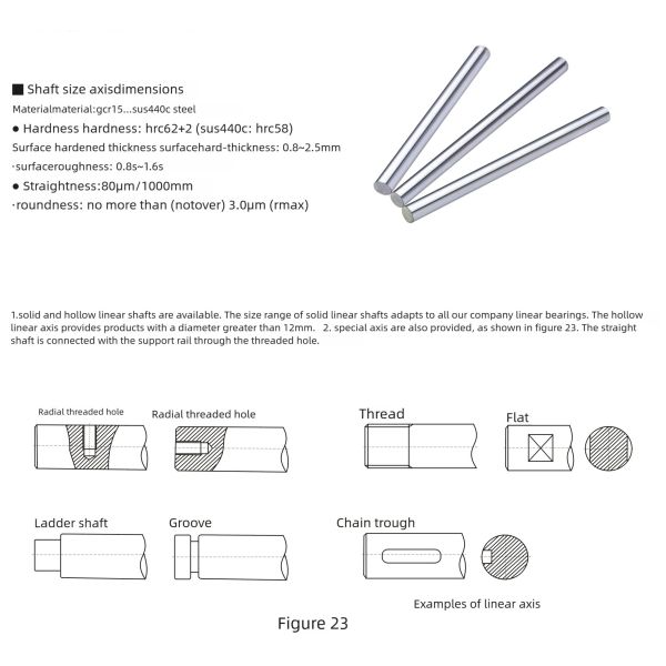 SFC3 Linear Shaft 3mm Chrome-plated Linear Motion Shaft