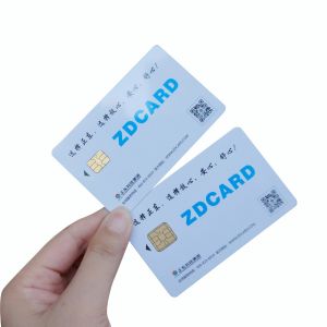 SLE4442 RFID plastic pvc smart contact chip Card