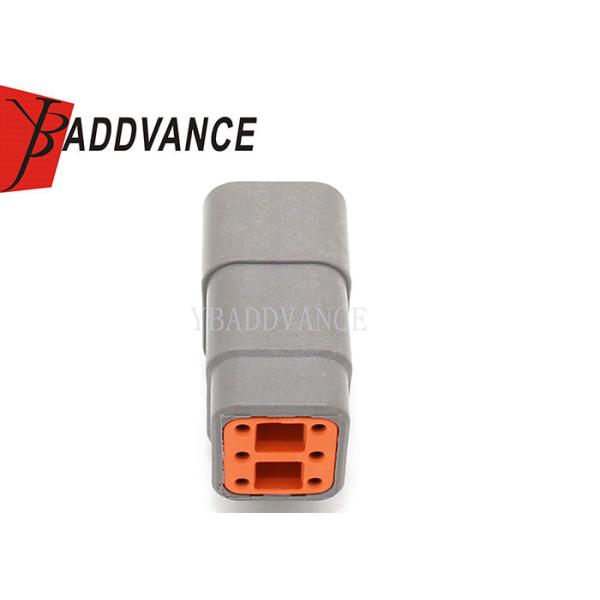 DTM06-6S ATM06-6S Deutsch Automotive Connectors 6 Way Female With Wedgelock / Terminals