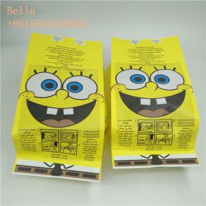 Heat Seal Microwave Paper Bag Popcorn Anti - Oil With Costomized Color