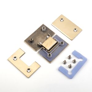 Modern Design Rose Gold Shower Hinge for Bifold Glass Shower Door Cerniere Box