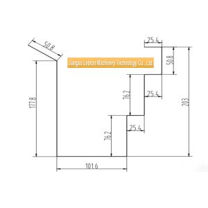 Quality PLC Control Automatic High Efficiency Metal Gutter Roll Forming Machine Omron Encoder for sale
