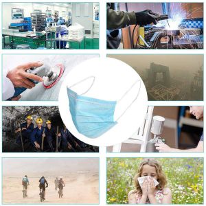 Plane Lacing Type Disposable Face Mask Medical Protective Mask With CE