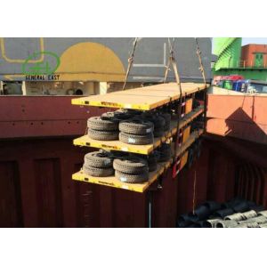 50T Capacity 20ft low Speed 2 Drum Axle Semi Flatbed Truck Trailer