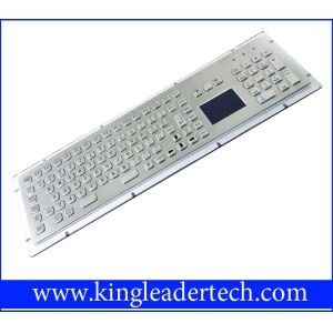 Customizable Industrial Keyboard With Touchpad Stainless Steel Vandal Proof