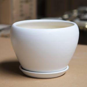 Elegant Round Ceramic Pots For Your Home Or Business Various Sizes Available