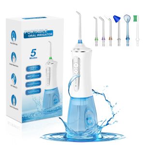 Electric Water Flosser For Teeth 300ml Water Tank Capacity IPX7 Waterproof Grade