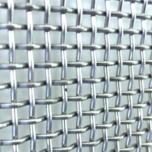Architectural Decorative Black Coated Crimped Wire Mesh in 5 cm Roll of 65mn and Stainless Steel Types