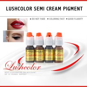 Quality OEM Semi Pigment 12ml Ash Brown Eyebrow Tattoo Microblading Ink for sale