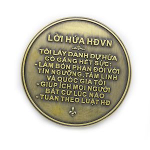 5mm Double Sided Metal Coin Antique Bronze Nickel Coins UV Printing Pad Printing