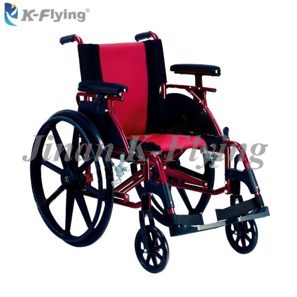 Buy Aluminum Medical Rehabilitation Equipment Walking Assist Folding Manual Wheelchair at wholesale prices