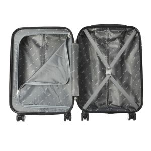 Lightweight Black PP 3pieces Business Travel Suitcase