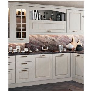 Luxury Antique Classic Kitchen Cabinet 3C Certified For Home Furniture