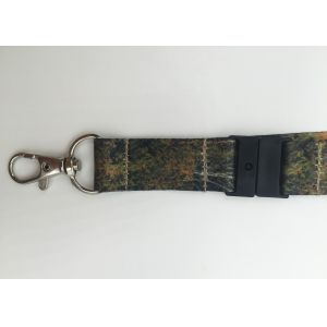 personalized polyester lanyards with Beautiful landscape with detachable buckle