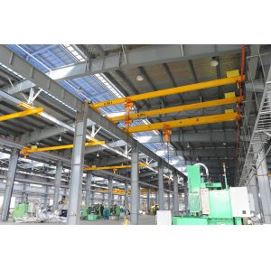 Wireless Remote Control Overhead Crane Single Girder With Good Hoist