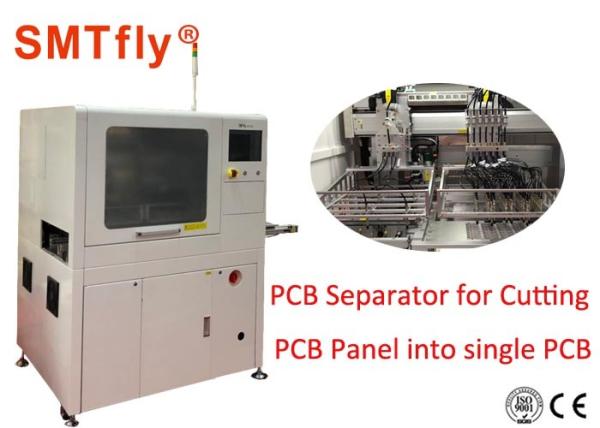 Inline Router Laser PCB Depaneling Machine , Board Handling Machine Fully