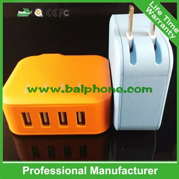 2015 new model 4 usb wall charger