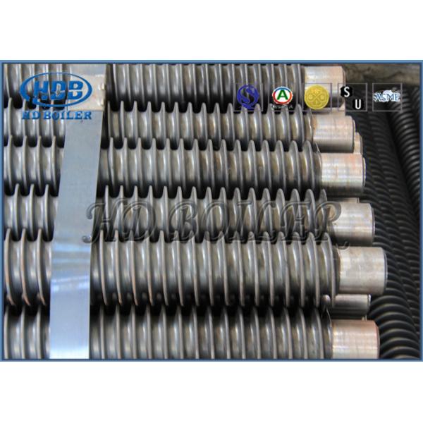 Integrated Or Integral Comb Fin Tube Flue Gas Desulfuration Short Fin Pitch Anti Abrasive Less Dust
