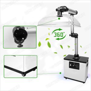 Microcomputer Salon Fume Extractor Air Cleaner With Freestanding Arm