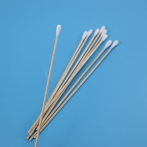 6" Long Wooden Stick Cotton Swab Qtips Eco Friendly