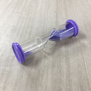 One Minute Five Minute Hourglass Sand Timer Plastic Modern Style