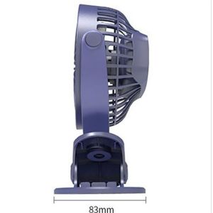 10000mah Battery Rechargeable Clip Fan 3 Watts For Desktop