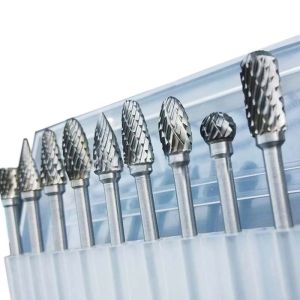 Carbide Burrs 6mm 1/4" Shank Dia Single Double Aluma Corse Cut Tungsten Rotary