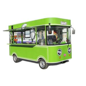 Outdoor Fast Food Carts Crepe Food Truck with Snack Mobile Kitchen Cooking